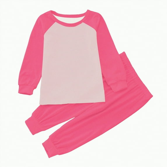 Gubotare Pajamas Girls Fall Winter Kids Pajamas for Girl Sleepwear Toddler Clothes 4T 5T (Pink,4-5 Years)