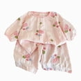 thumbnail image 1 of Gubotare Pajamas Kids Soft Boys Girls Pajamas Sets Cartoon Long Sleeve Blouse Top and Pants Sleepwear Pjs Kids Cute Warm Fall Outfits Size 8-9 (Pink,8-9 Years), 1 of 4