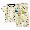 thumbnail image 1 of Gubotare Pajamas for Boys Set Pajama Sets Sleepwear Cute Short Sleeve Shirt and Shorts 2pcs Summer Pjs Set Size 9-10 (Black,9-10 Years), 1 of 4