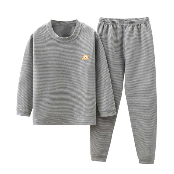 Gubotare Pajamas for Toddler Boys Boys' Animal Print Pajamas - Soft & Comfortable Sleep Set Size 3T 4T (Grey,3-4 Years)