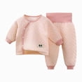 thumbnail image 1 of Gubotare Pajamas for Toddlers Girls Baby Girls' and Toddler Long Sleeve Top and Pants Snug Fit 2 Piece Pajama Set 9 12 Months (Pink,9-12 Months), 1 of 6