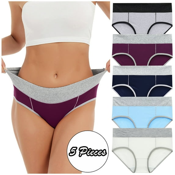 Gubotare Panties For Women Womens Thong Panties Fashion Print Comfortable Low Waist Panties,Multicolor 3XL