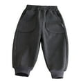 thumbnail image 1 of Gubotare Pants for Boys Boys Casual Pants Soft Trousers Toddler Boys Sweatpants Size 4T 5T (Black,4-5 Years), 1 of 4