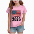 thumbnail image 1 of Gubotare Patriotic T Shirts for Kids Girls Shirt for Girls Patriotic Fourth of July T Shirts USA T-Shirt Size 7-8 (Pink,7-8 Years), 1 of 5