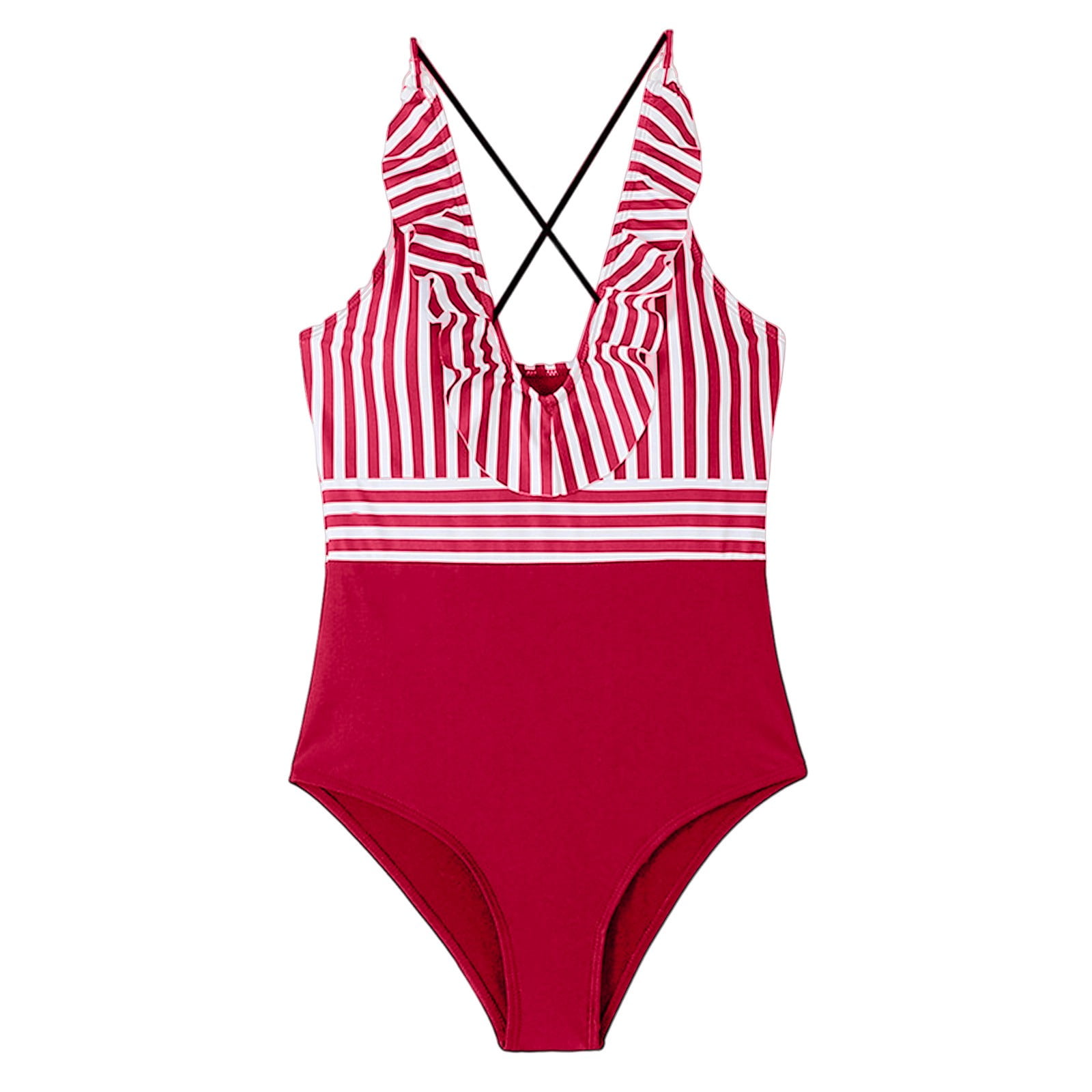Gubotare Plus Size Swimsuit for Women One Piece One Piece Bathing Suit for Women Tummy Control