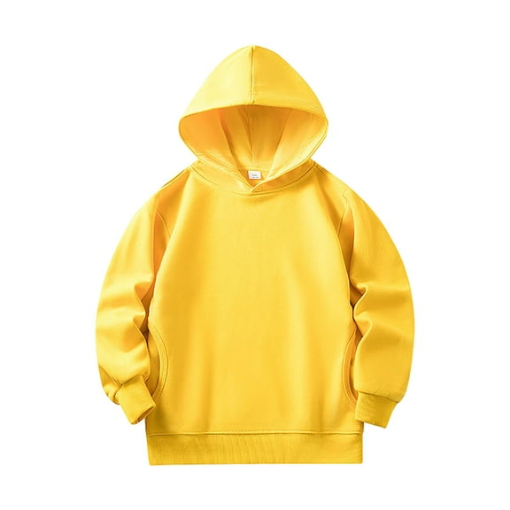 Gubotare Print Hoodies for Teen Girls Clothes for Teen Girls Hoodies Cute Sweatshirt Pullover Size 8-9 (Yellow,8-9 Years)