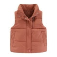 thumbnail image 1 of Gubotare Puffer Vest Boys Girls Down Vest Kids Winter Warm Quilted Jacket Toddlers Sleeveless Coat Outerwear 3T 4T (Red,3-4 Years), 1 of 4