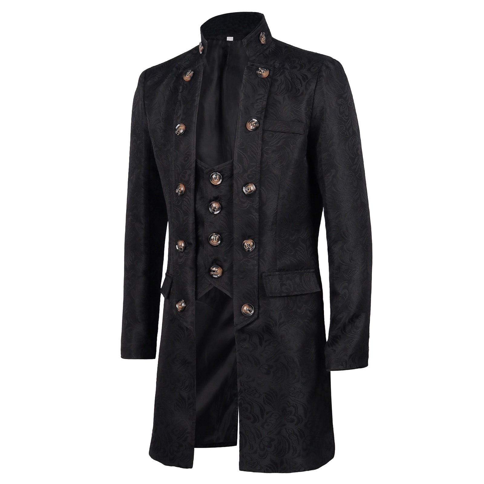 うのにもお得な情報満載！ Zunfeo Trench Coat Men Steampunk Vintage Dress Jacket ジャケット・アウター