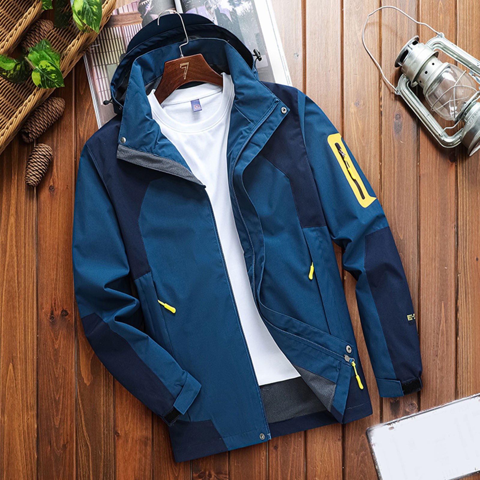 Rains color block shop anorak
