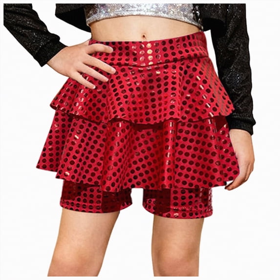 Gubotare Ruffle Shorts Girls Shorts Set Newborn Baby Girls Shorts Cotton Linen Blend Cute Triangle Shorts 3T 4T (Red,3-4 Years)