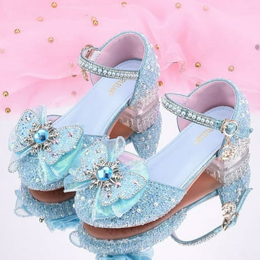 Gubotare Sandals Baby Girl Dressy Summer Girls Sandals Open-Toe Summer Outdoor Sport Sandals (Blue,11)