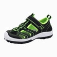 thumbnail image 1 of Gubotare Sandals for Toddler Boys Boys Sandals Adjustable Buckle Lightweight Outdoor Casual Shoes Little Kid/Big Kid Size 12 (Green,12 Little Kid), 1 of 9