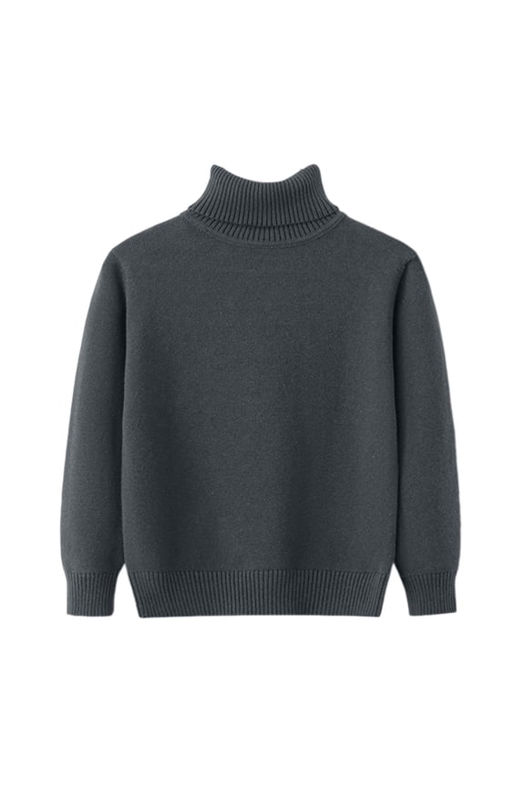 School Sweaters for Boys Kids Sweatshirts Long Sleeve Crew Neck Pullover Sweater Clothes Girls Tops Casual Sweatshirt 5T 6T (Dark Gray,5-6 Years)