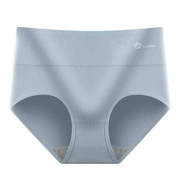 Gubotare Seamless G-string Thongs for Women - No Show Thong Underwear Stretch Breathable Low Rise Panties No Show Underwear for Wome (Blue,XL)