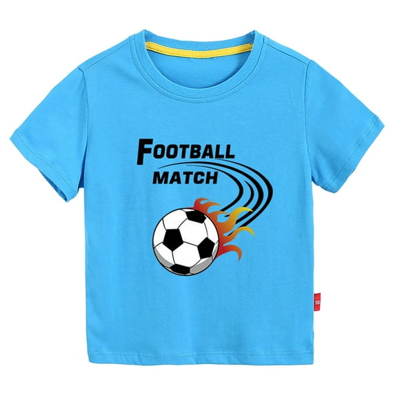 Gubotare Shirt for Boys Short Sleeve Tie Dye T-Shirts for Boys and Girls - Tie Dye T Shirts for Little Kids & Big Kids Sizes 8-9T (Sky Blue,8-9 Years)
