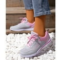 thumbnail image 1 of Gubotare Shoes For Women Women’s Canvas Slip On Shoes Sneakers for Women Fashion Comfortable White Black Elastic Sneakers for Women,Pink 8, 1 of 3