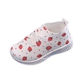 thumbnail image 1 of Gubotare Shoes for Kids Kids Girls Sneakers Sole Shoes Lightweight Walking Shoes for Girls Size 6 (White,Toddler 6), 1 of 9