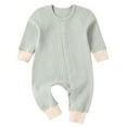 thumbnail image 1 of Gubotare Short Sleeve Bodysuits One-piece Organic Cotton for Infant Baby Boys, Girls, Unisex Baby Boy Gifts (Green,6-12 Months), 1 of 8