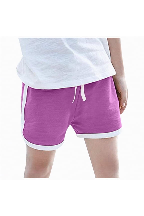 Short Tights for Girls Girls' Basic Soft Dance Short for Gymnastics or Under Skirts Size 7-8 (Purple,7-8 Years)