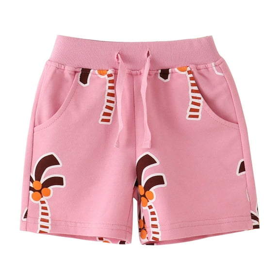 Gubotare Shorts Boy Boys Shorts Basketball Kids Soccer Running Gym Shorts Active Sports Shorts (Pink,Size 3-4 Years)