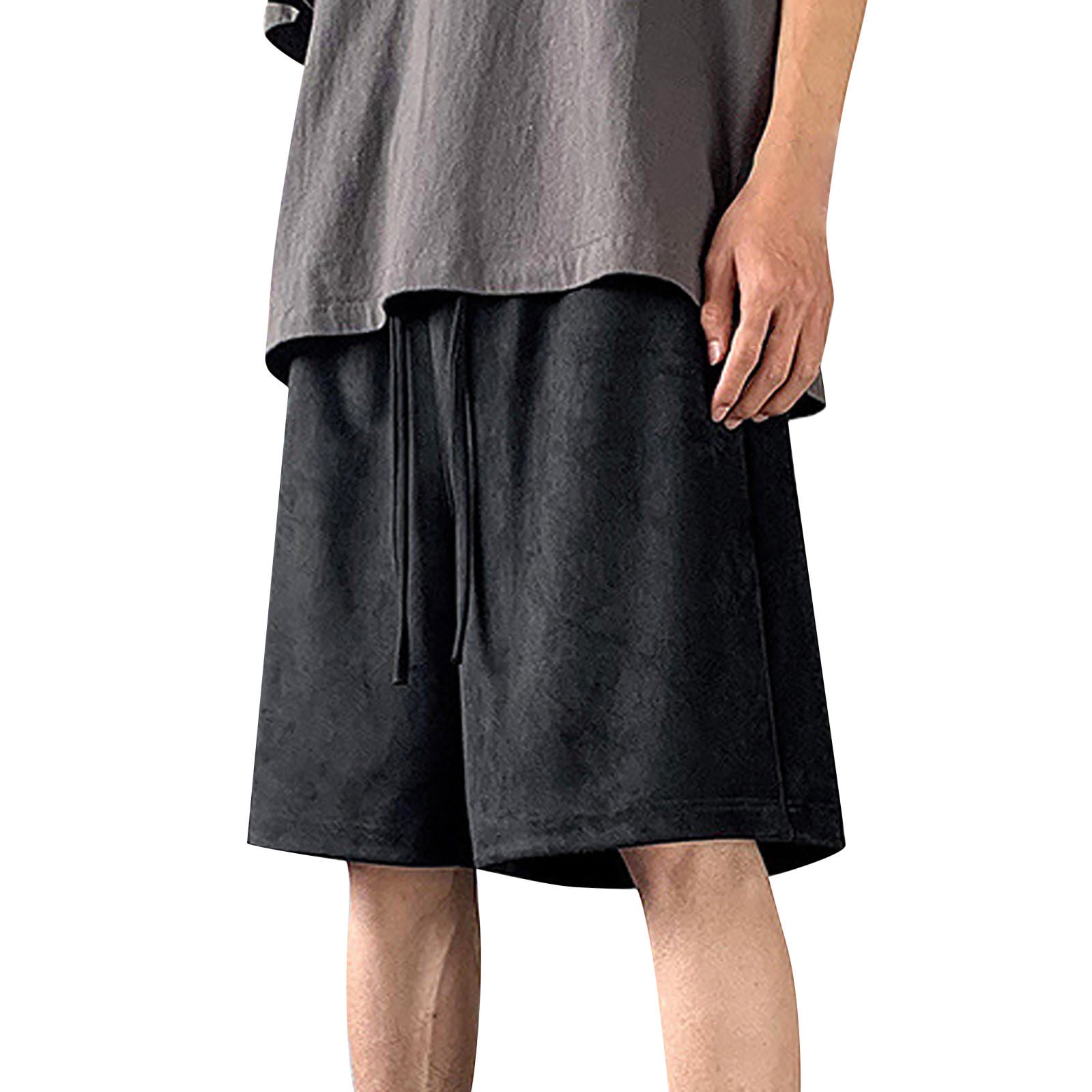 Gubotare Shorts Men Graphic Men S Dungarees New Belted Wyoming Cargo