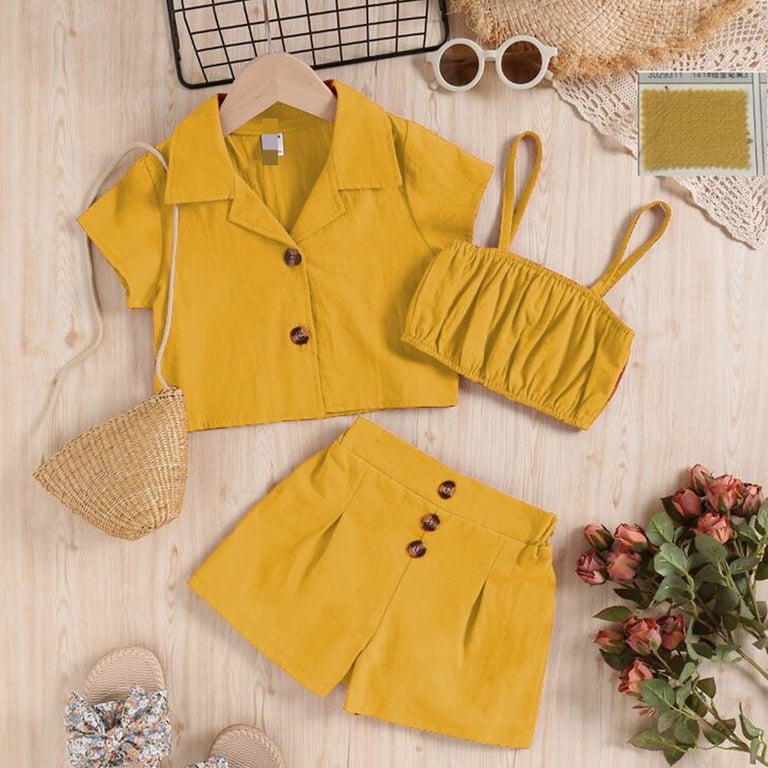 Gubotare Shorts Sets Girls Two Piece Outfits Girls'T Shirt and - Main Image