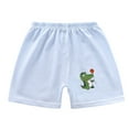 thumbnail image 1 of Gubotare Shorts Toddler Boy Unisex Baby Boys Girls Summer Solid Color Cotton Sport Jogger Shorts Casual Elastic Waist Active Shorts Pants (Light Blue,Size 3-9 Months), 1 of 4