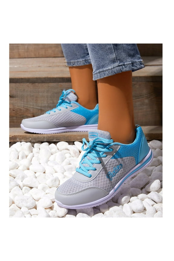 Sneakers For Women Women's Breathe Easy-Good Influence Sneaker,Sky Blue 8