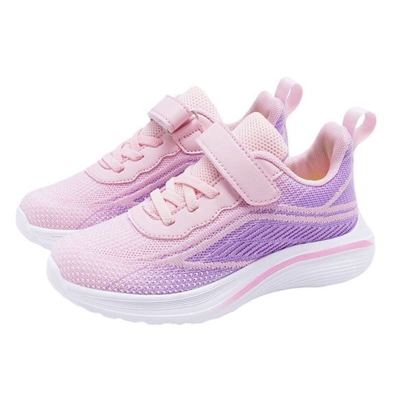 Gubotare Sneakers for Girls Kids Shoes Running Shoes Girls Sports Shoes Spring and Autumn Casual Shoes Size 4 (Pink,Big Kids 4)