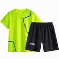 thumbnail image 1 of Gubotare Soccer Kids Outfit Girls Tracksuit Suit 2 Piece Set Kids Activewear for Kids 5T 6T (Green,5-6 Years), 1 of 4