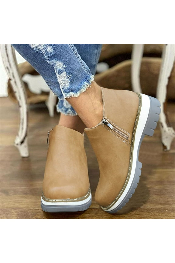 Sorel Boots Women's Fashion Ankle Booties Combat Boots for Women,Khaki 8