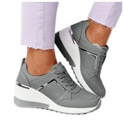Gubotare Sperry Shoes For Women Sport Women's D'Lites Slip-On Mule Sneaker,Gray 8
