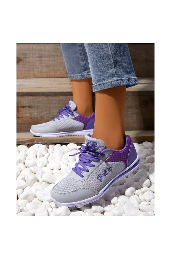 Sperry Shoes For Women Womens Walking Shoes Sock Sneakers Daily Shoes Pull-on Lightweight Comfy Breathable,Purple 7