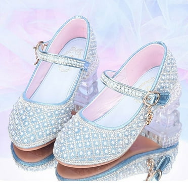 Gubotare Summer Sandals Girl's Flower Flat Sandals Cute Summer Shoes Open Toe Ankle Strap Sunflower Dress Sandals for Kids (Blue,1.5)