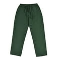 thumbnail image 1 of Gubotare Men's Pants Big and Tall Mens Cargo Pants Elastic Waist for Men Casual Long Trousers Pants (Green,4XL), 1 of 4
