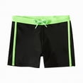 thumbnail image 1 of Gubotare Swim Shorts Boys Swim Trunks Quick Dry Waterproof Surfing Board Shorts Drawstring Elastic Waist with Mesh Lining Size 8-9 (Black,8-9 Years), 1 of 7