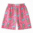 thumbnail image 1 of Gubotare Swimsuit for Boys Boys Swim Trunks with Compression Liner Kids Swimsuits Boys Bathing Suit Kids Board Shorts Teen Boy Quick Dry Shorts Size 7-8 (Pink,7-8 Years), 1 of 7