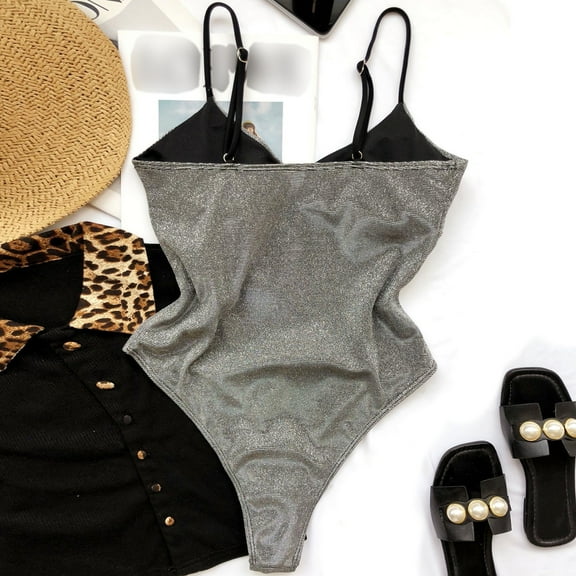 Gubotare Swimsuit Women One Piece One Piece Swimsuit Swimwear Women's Bathing Suits Sport Womens Swimsuits,Gray S