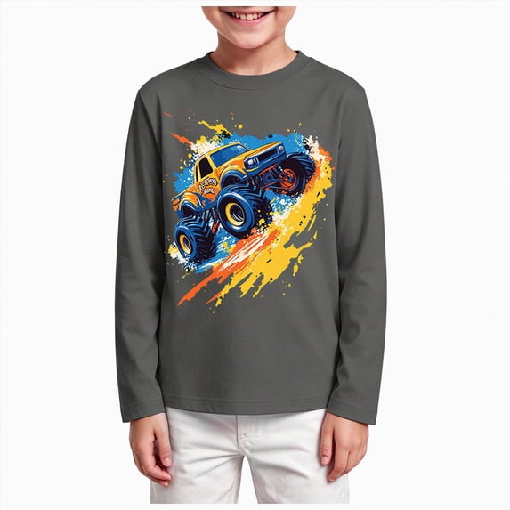 Gubotare T Shirt Boys Shirts for Kids Boys Girls Tshirt Stripe Long Sleeve Tees Tops Size 11-12 (Grey,11-12 Years)