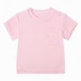 thumbnail image 1 of Gubotare T Shirts for Kids Toddler Boys T-Shirt Letter Shirts Kids Short Sleeve Tees 12 24 Months (Pink,12-24 Months), 1 of 5