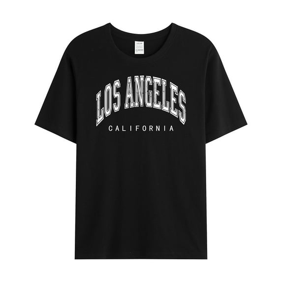 Gubotare T-Shirts for Men Graphic Mens Slim Fit T Shirt Contrast Tee Short Sleeve Cotton Tops (Black,4XL)