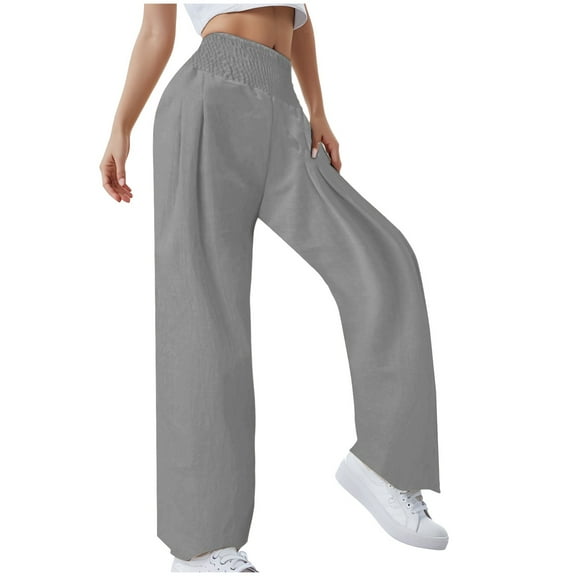 Gubotare Teen Girl Pants Girls' Joggers Athletic Sweatpants - Casual Pants Size 13-14 (Grey,13-14 Years)
