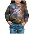 thumbnail image 1 of Gubotare Teen Girls Crop Sweatshirts Kids Sweatshirts Girls Trendy Crewneck Sweatshirt For Girls, Toddler Pullover Sweatshirt Girls Size 9-10 Years (Coffee,9-10 Years), 1 of 4