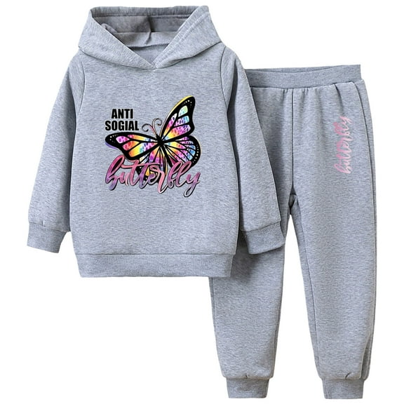 Gubotare Toddler Boy Clothes Set Boys Clothes Boy Outfits 2-Piece Long Sleeve Hoodie and Pants Boys Fall Winter Clothes 2T 3T (Gray,2-3 Years)