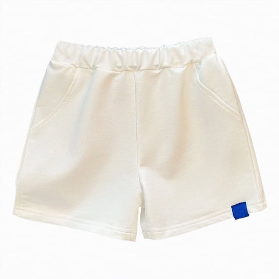 Gubotare Toddler Boy Shorts Toddler Boys Basketball Shorts Boys Sports Shorts Little Boys Pull On Performance Shorts Kids Soccer 3t 4t (White,3-4 Years)