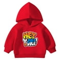 thumbnail image 1 of Gubotare Toddler Boys Hooded Sweatshirts Kids Sweatshirt Boys Hooded Pullover Hoodies Size 2T 3T (Red,2-3 Years), 1 of 7