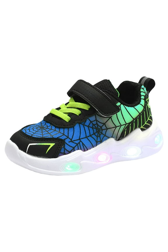 Toddler Boys Shoes Toddler Light up Shoes Boys, Kids Shoes Sport Sneaker LED for Toddles Boys Girls Size 7 (Blue,Toddler 7)