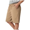 thumbnail image 1 of Gubotare Toddler Boys Shorts Toddler Boys Shorts Boys Cotton Shorts with Drawstring Casual Elastic Waist Size 8 (Coffee,6-7 Years), 1 of 5