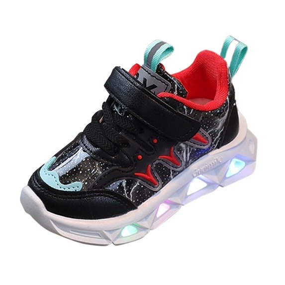 Gubotare Toddler Boys Sneakers Toddler Shoes Boys Girls Shoes Kids Lightweight Breathable Sports Sneakers for Walking Running Size 11.5 (Black,Little Kids 11.5)