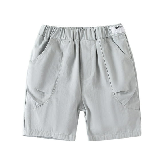 Gubotare Toddler Boys Summer Shorts - Baby Casual Pull-On Jogger Shorts Active Sports Shorts (Grey,18-24 Months)